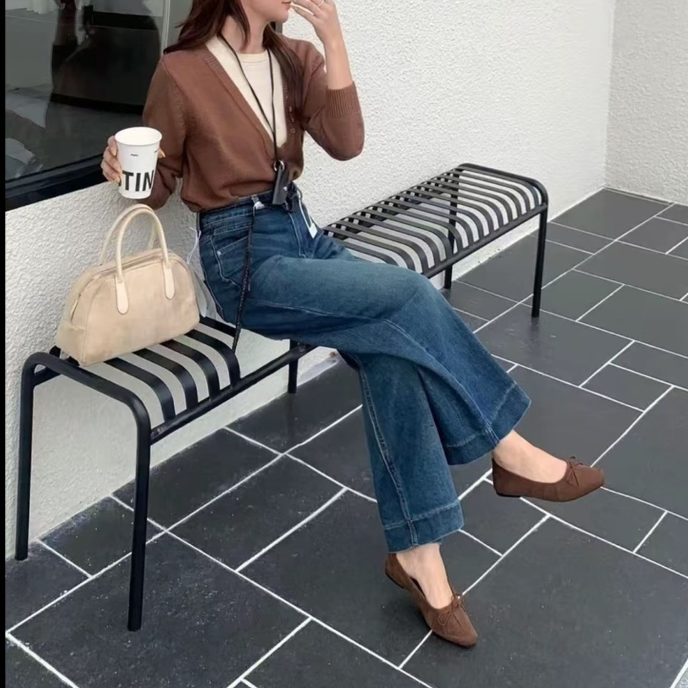 Korean Ankle Classic Blue Women's Jeans